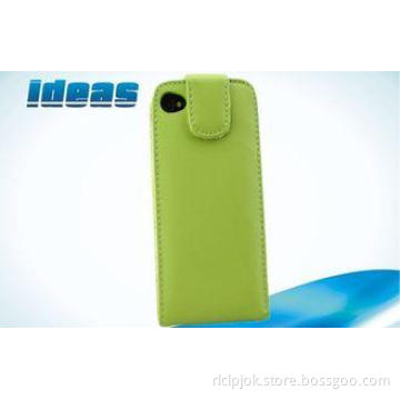 Vertical Flip Apple iPhone Leather Cases for 4S 5C , Silk P